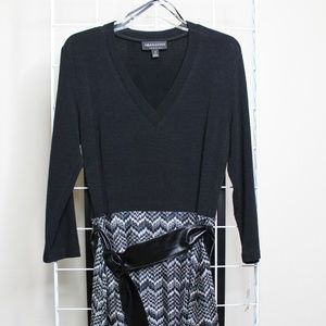 Black and Grey Dress